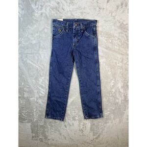 Wrangler George Strait Jeans Boys 7 Regular Cowboy Cut Original Fit Adjustable W